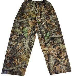 Stearns Advantage Timber Camo Rain Pants Mens Large Waterproof Hunting 8055